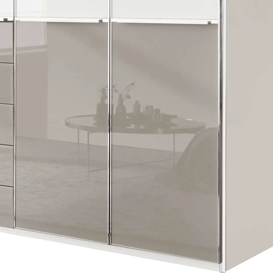 Hot Wohnen Schlafzimmer Kombi-Kleiderschrank 6-türig - Pascan