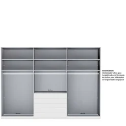 Hot Wohnen Schlafzimmer Kombi-Kleiderschrank 6-türig - Pascan