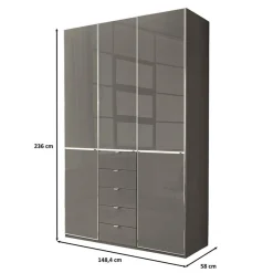 Sale Wohnen Schlafzimmer Kombischrank 3-türig - Madita