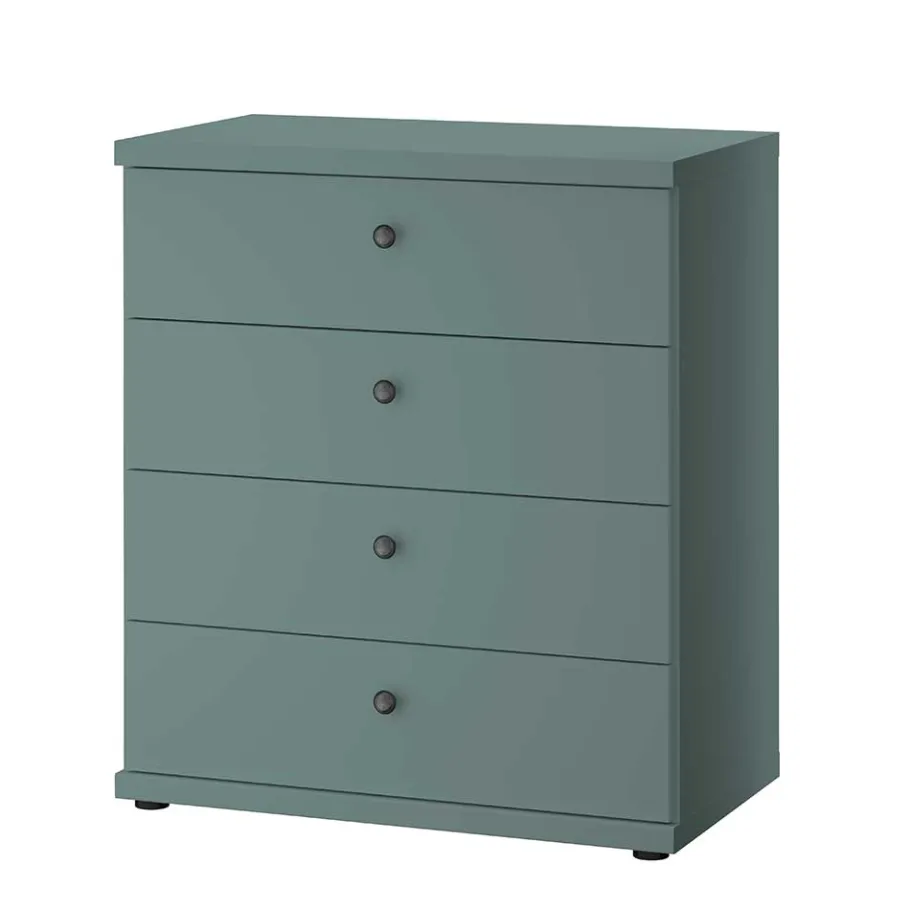 Clearance Wohnen Schlafzimmer Kommode in Graugrün - Rajavo