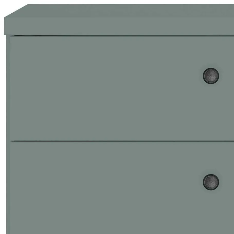 Clearance Wohnen Schlafzimmer Kommode in Graugrün - Rajavo