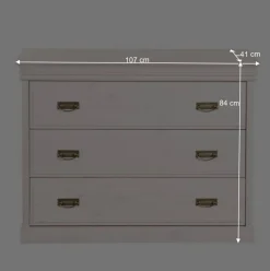 New Wohnen Schlafzimmer Kommode Janeira im Landhausstil