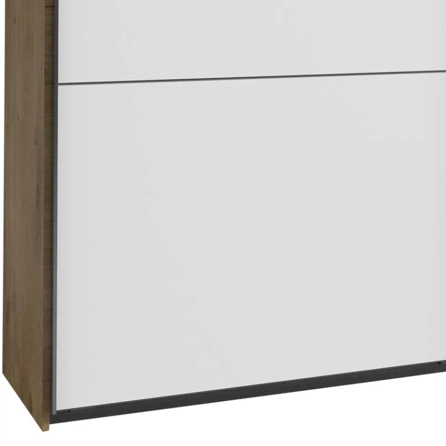 Clearance Wohnen Schlafzimmerkleiderschrank 4-türig & 3 Schubladen - Stufania