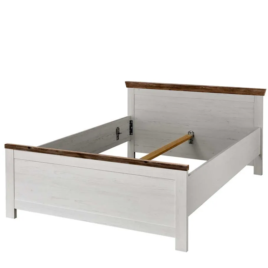 Outlet Wohnen Schlafzimmermöbel mit Bett 140x200 - Nedita (vierteilig)