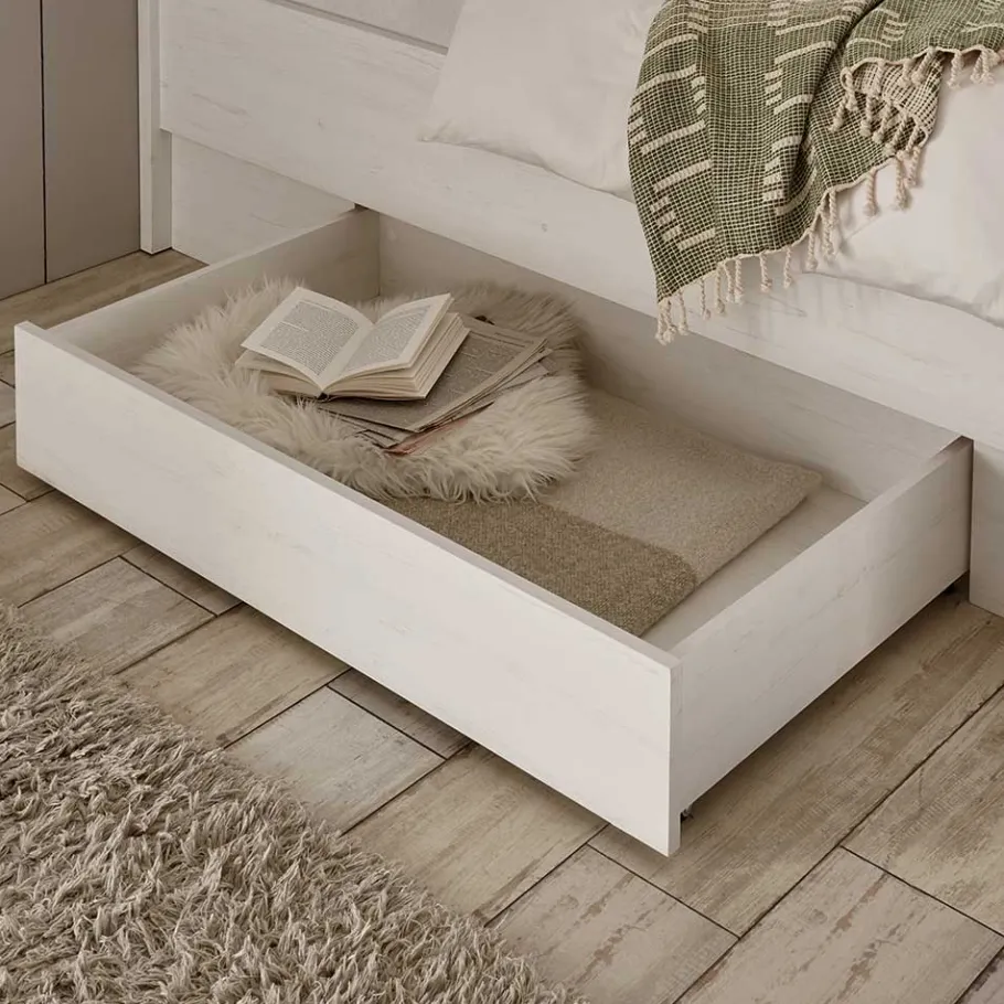 Outlet Wohnen Schlafzimmermöbel mit Bett 140x200 - Nedita (vierteilig)