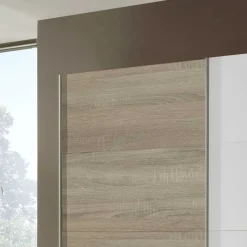 Wohnen Schlafzimmerschrank Arno mit Weißglas