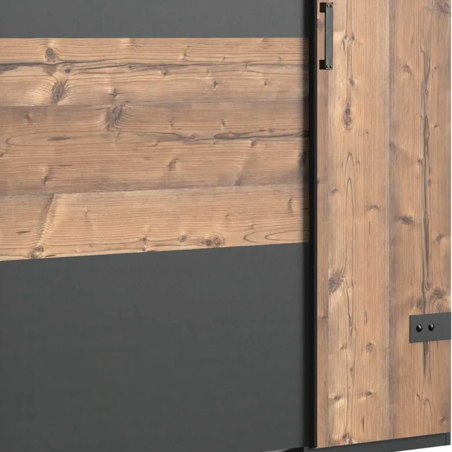 Best Wohnen Schlafzimmerschrank in Tanne Holzdekor - Ardila