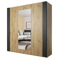 Sale Wohnen Schlafzimmerschrank in Wildeiche NB & Schwarz - Potsdam