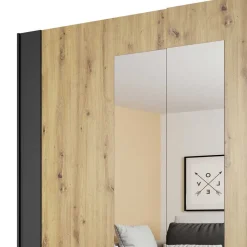 Sale Wohnen Schlafzimmerschrank in Wildeiche NB & Schwarz - Potsdam