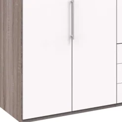 Wohnen Schlafzimmerschrank 2m mit 3 Schubladen - Tivierto
