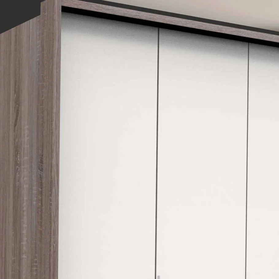Wohnen Schlafzimmerschrank 2m mit 3 Schubladen - Tivierto