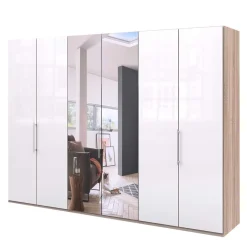 New Wohnen Schlafzimmerschrank mit Spiegel Falttür mittig - Bosays V