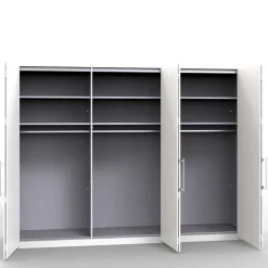 New Wohnen Schlafzimmerschrank mit Spiegel Falttür mittig - Bosays V