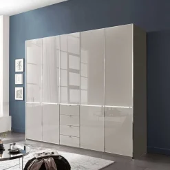 Hot Wohnen Schlafzimmerschrank 5-türig & 4 Schubladen - Korcula