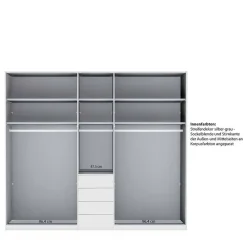 Hot Wohnen Schlafzimmerschrank 5-türig & 4 Schubladen - Korcula