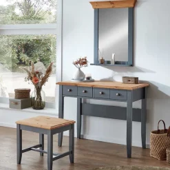 Sale Wohnen Schminkkommode Möbelset im Landhaus Look - Cempino (dreiteilig)
