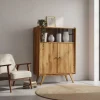 Clearance Wohnen Schrank im Mid Century Stil aus Wildeiche Holz - Hardus