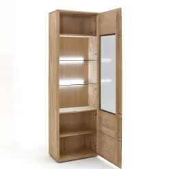 Sale Wohnen Schrank Vitrine aus Eiche Massivholz - Destal