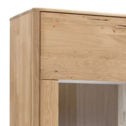 Sale Wohnen Schrank Vitrine aus Eiche Massivholz - Destal