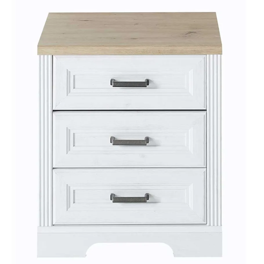 Clearance Wohnen Schreibtisch & Rollcontainer Set - Mehady (dreiteilig)