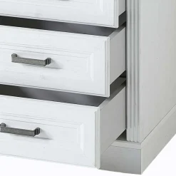 Clearance Wohnen Schreibtisch & Rollcontainer Set - Mehady (dreiteilig)
