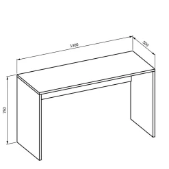 Clearance Wohnen Schreibtisch & Rollcontainer Kombination - Guven (zweiteilig)