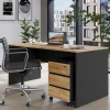 Wohnen Schreibtisch & Rollcontainer 158x79 cm - Contrage (zweiteilig)