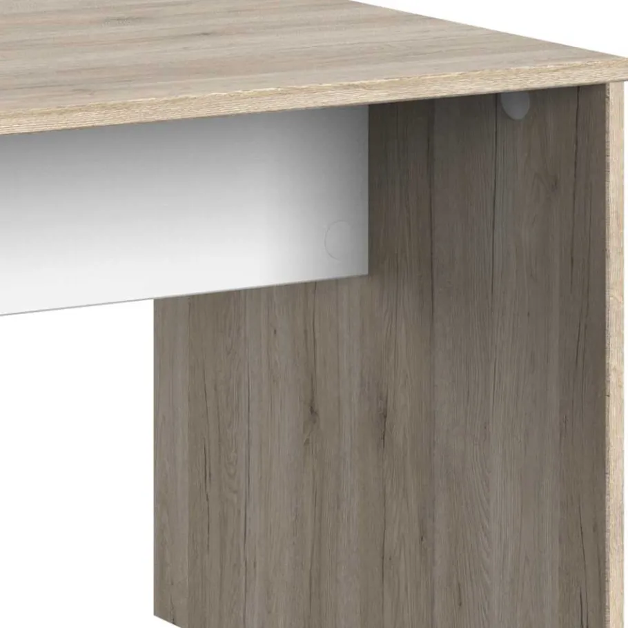 Clearance Wohnen Schreibtisch in Eiche San Remo & Weiß - Abrud