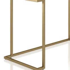 Outlet Wohnen Schreibtisch in Grau und Messing - Woman