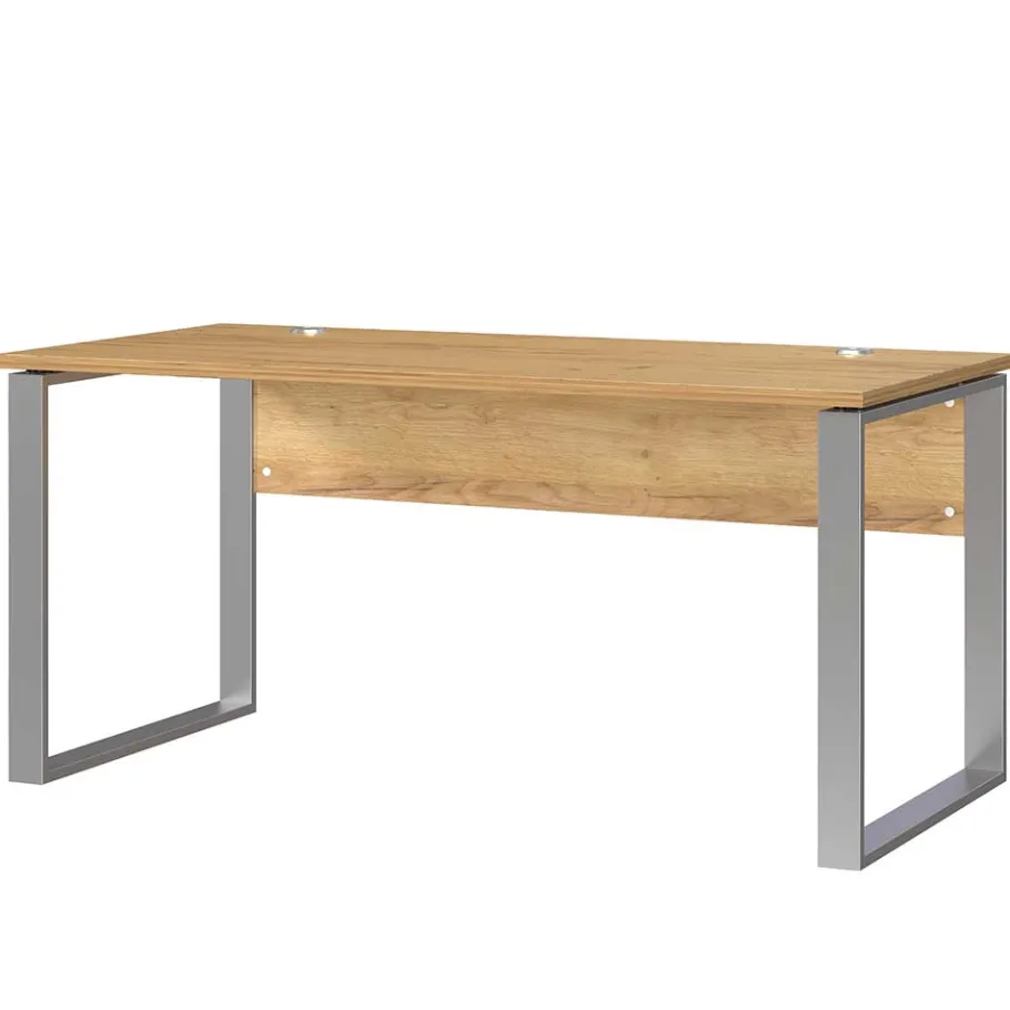 Discount Wohnen Schreibtisch in Wildeiche Optik 160x80 cm - Axel