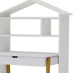Discount Wohnen Schreibtisch mit Regal im Hausdesign - Mounty (zweiteilig)
