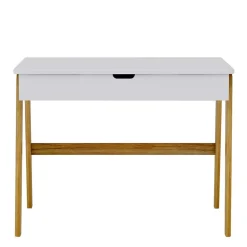 Discount Wohnen Schreibtisch mit Regal im Hausdesign - Mounty (zweiteilig)