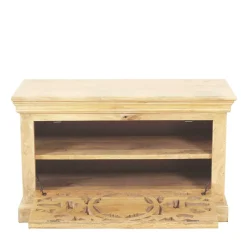 Best Wohnen Schuhbank aus Mangoholz Sandfarben - Runiasa