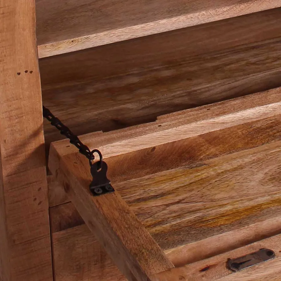 Hot Wohnen Schuhschrank aus Recyclingholz & Metall - Indri