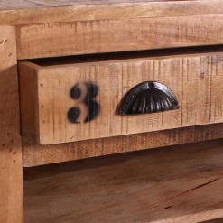 Hot Wohnen Schuhschrank aus Recyclingholz & Metall - Indri