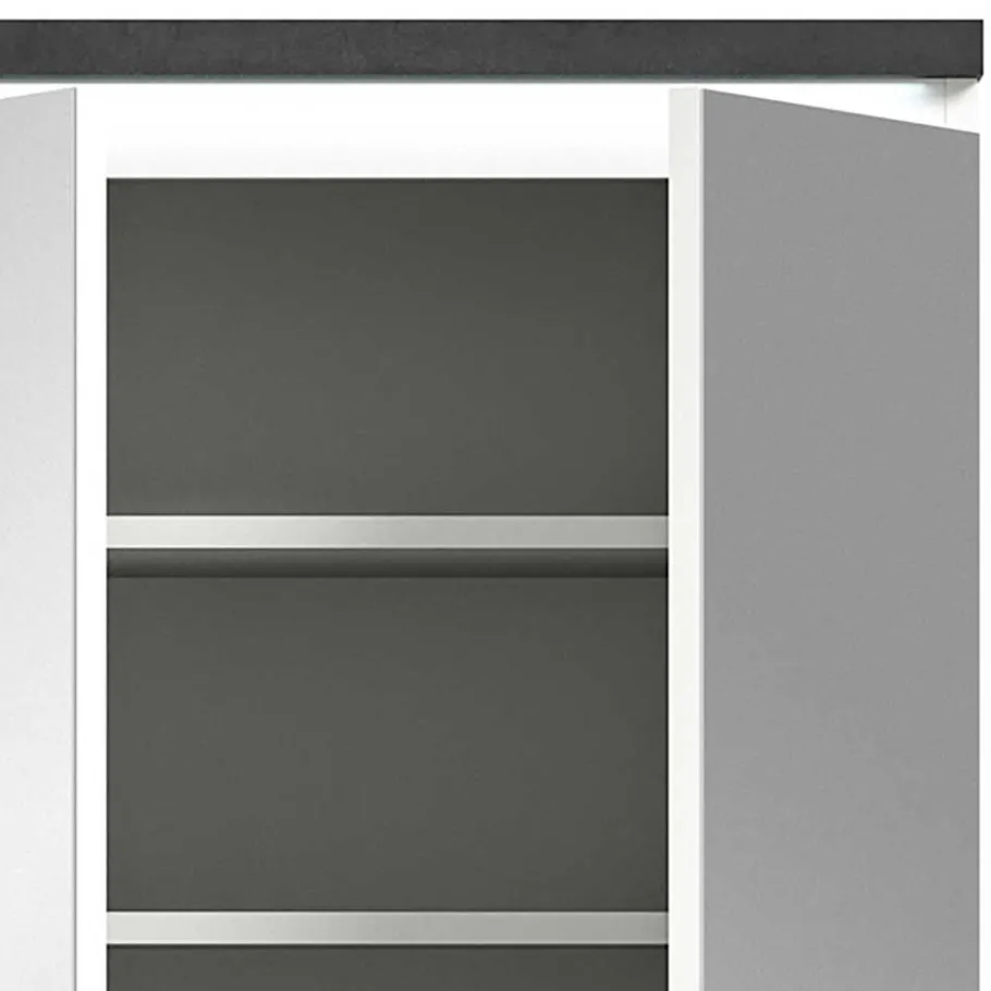 Outlet Wohnen Schuhschrank mit vier Spiegeltüren - Suad
