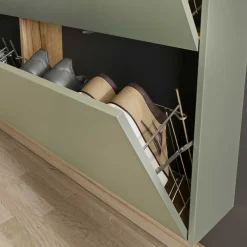 Online Wohnen Schuhschrank und Spiegel Set - Point (zweiteilig)