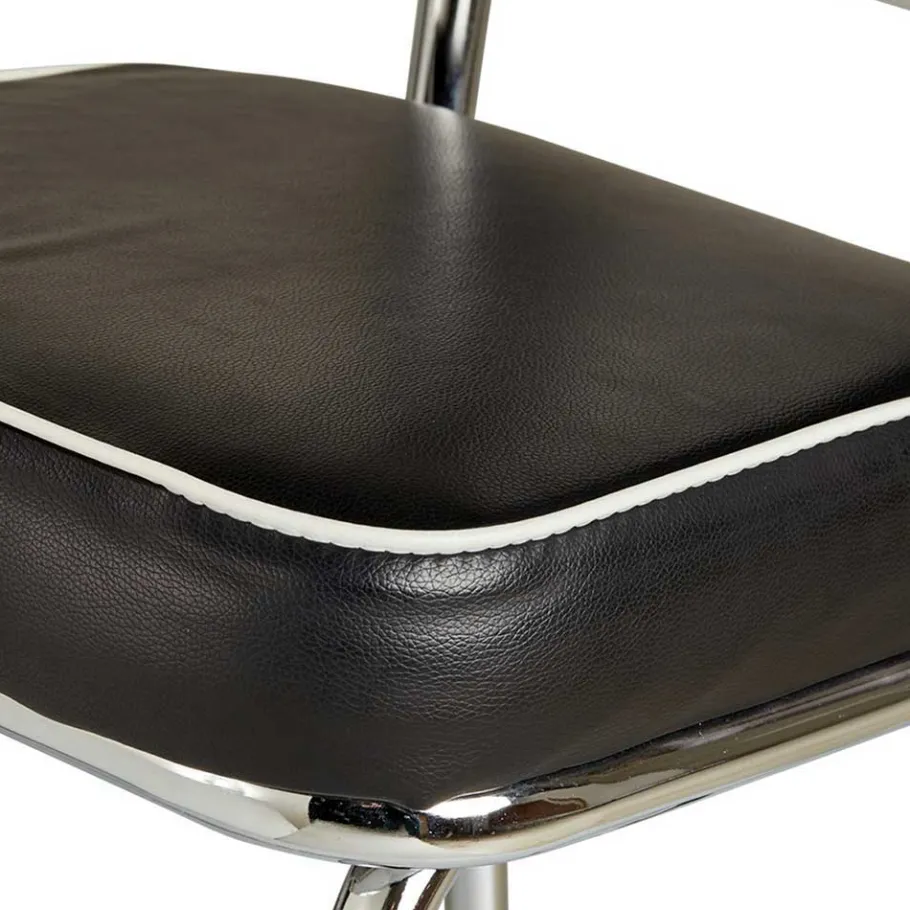 Online Wohnen Schwarz Weißes Bartisch Set Barataria im Retro Diner Style (fünfteilig)