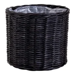 Online Wohnen Schwarze Körbe aus Rattan Geflecht - Swan (vierteilig)
