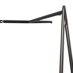 Outlet Wohnen Schwarze Metallgarderobe in modernem Design - Estren
