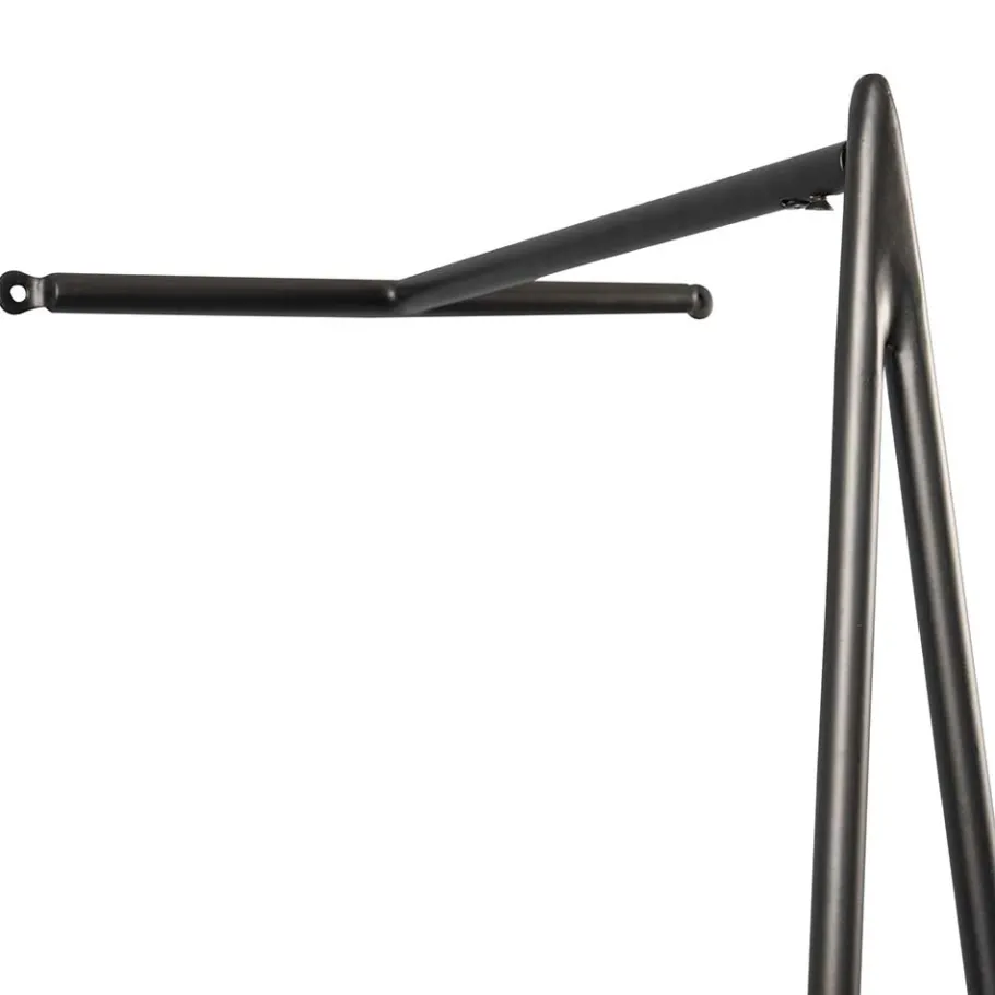 Outlet Wohnen Schwarze Metallgarderobe in modernem Design - Estren