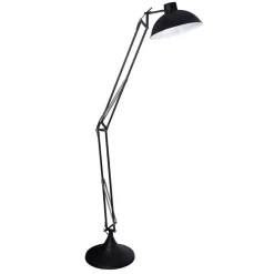 Clearance Wohnen Schwarze Stehleuchte im Retro Design - Cretas