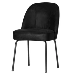 Discount Wohnen Schwarze Stühle aus Recyclingleder - Amaikan (2er Set)