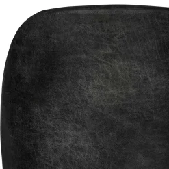 Discount Wohnen Schwarze Stühle aus Recyclingleder - Amaikan (2er Set)