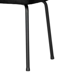 Discount Wohnen Schwarze Stühle aus Recyclingleder - Amaikan (2er Set)