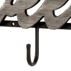 Sale Wohnen Schwarze Wandgarderobe mit Schriftzug - Geniale