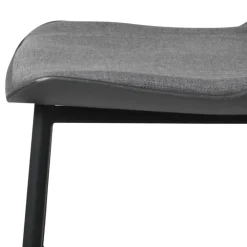 Discount Wohnen Schwarzer Barstuhl mit Schalensitz Kunststoff - Formentera
