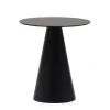 Outlet Wohnen Schwarzer Beistelltisch in Zylinderform - Masina