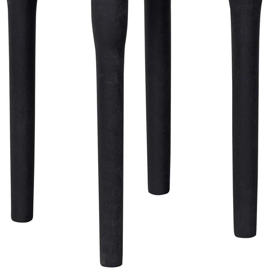 Clearance Wohnen Schwarzer Beistelltisch 43x41x35 cm - Natures
