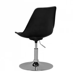 Sale Wohnen Schwarzer Schalenstuhl drehbar & höhenverstellbar - Alberton